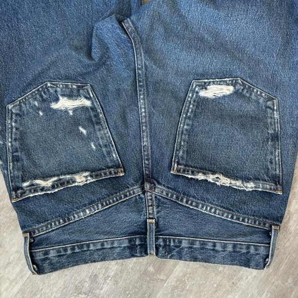 Agolde ‘90s high-waisted ripped distressed jeans - Picture 6 of 7